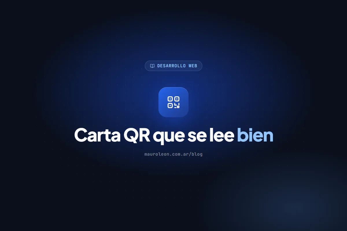 Carta QR para restaurantes y bares: cómo armarla bien y mantenerla al día