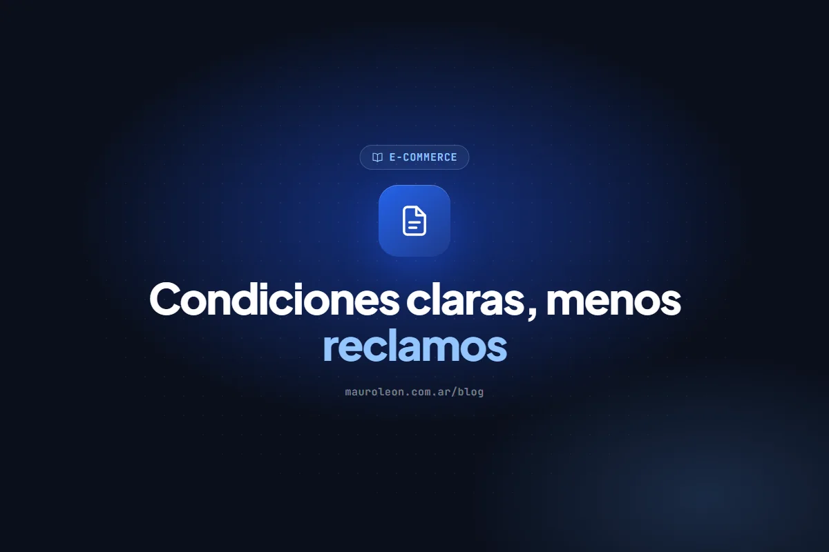Términos y condiciones de una tienda online: cambios, devoluciones y entregas claras
